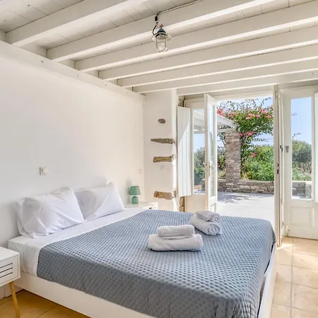 White House With Bbq In Paros *